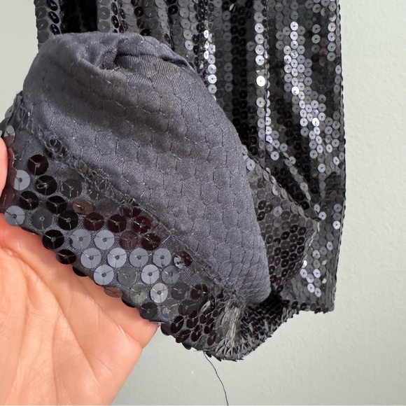 Vintage Sonia Rykiel Paris Spaghetti Strap Sequin Mini Dress Size XS - Picture 9 of 11